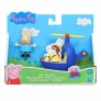 Veículo e Figura - Peppa Pig - Helicóptero da Rebecca - Hasbro