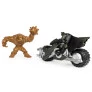 Veículo e Figuras - 10 cm - DC - Batmoto - Batman vs Clayface - Sunny