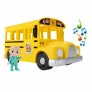 Veículo e Mini Boneco - CoComelon - Ônibus Escolar Musical e JJ - Amarelo - Candide