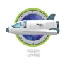 Veículo e Mini Boneco - Tripulante Espacial - Nave - Toyng