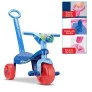 Triciclo Com Haste Removível - Triciclo Tchuco Smurfs - Azul - Samba Toys
